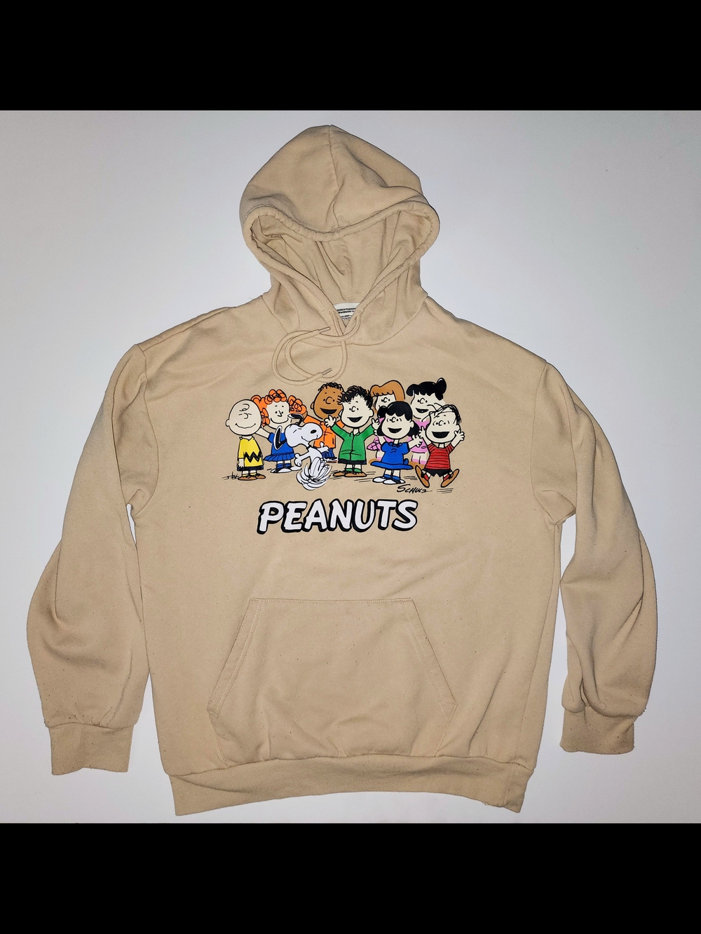 beige unisex size Medium hoodie Peanuts x Aeropostale collection